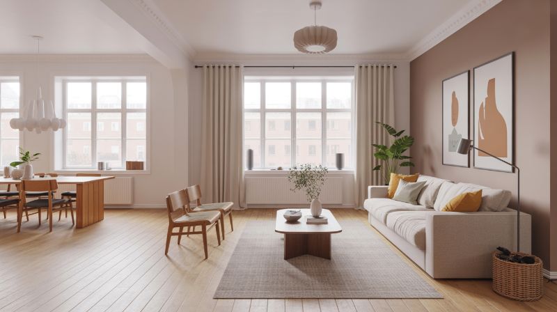 Vad ska du tänka på vid val av färg för öppna planlösningar