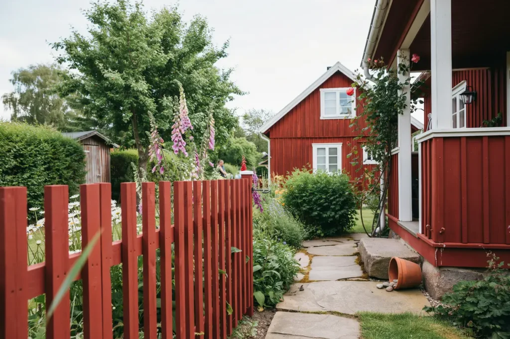 juli hemma s lyckas du med sommarens m lning av staket och r cke f r ett fr scht f rsta intryck